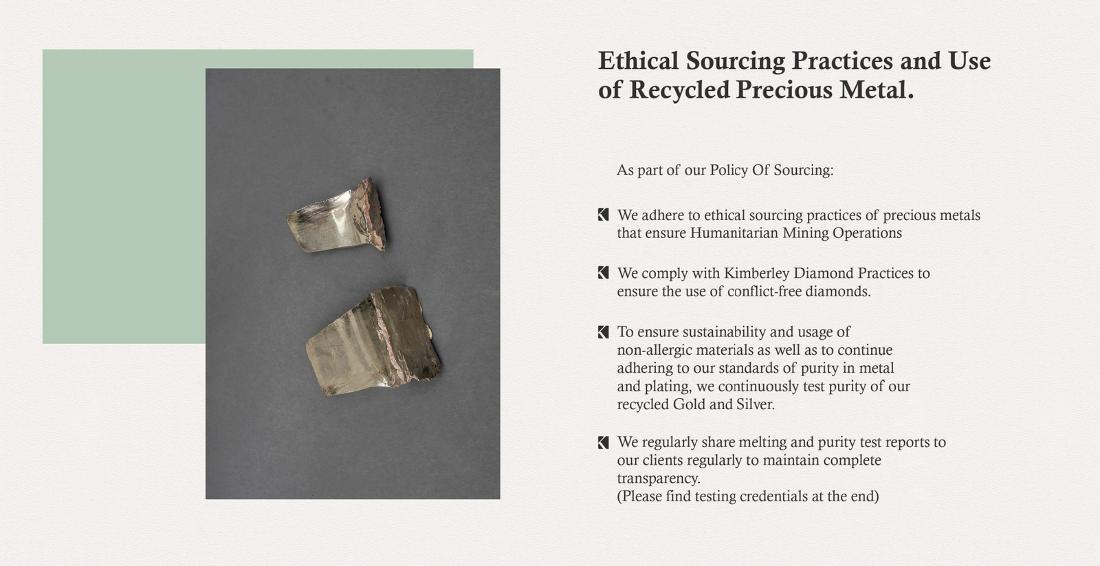 Ethical Sourcing Practices