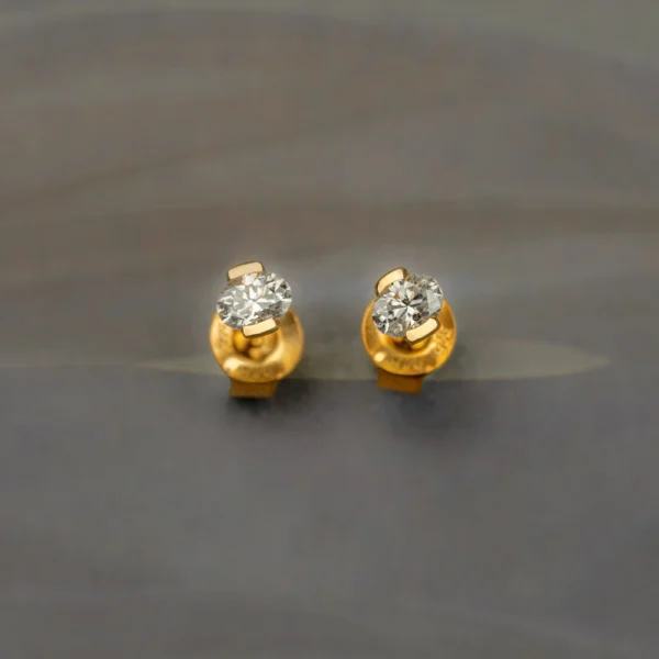 2 carat lab grown diamond studs
