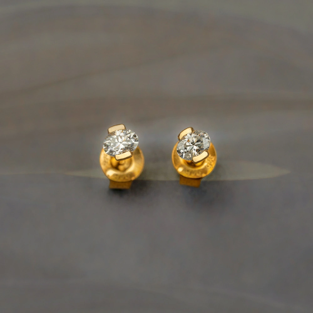 2 carat lab grown diamond studs